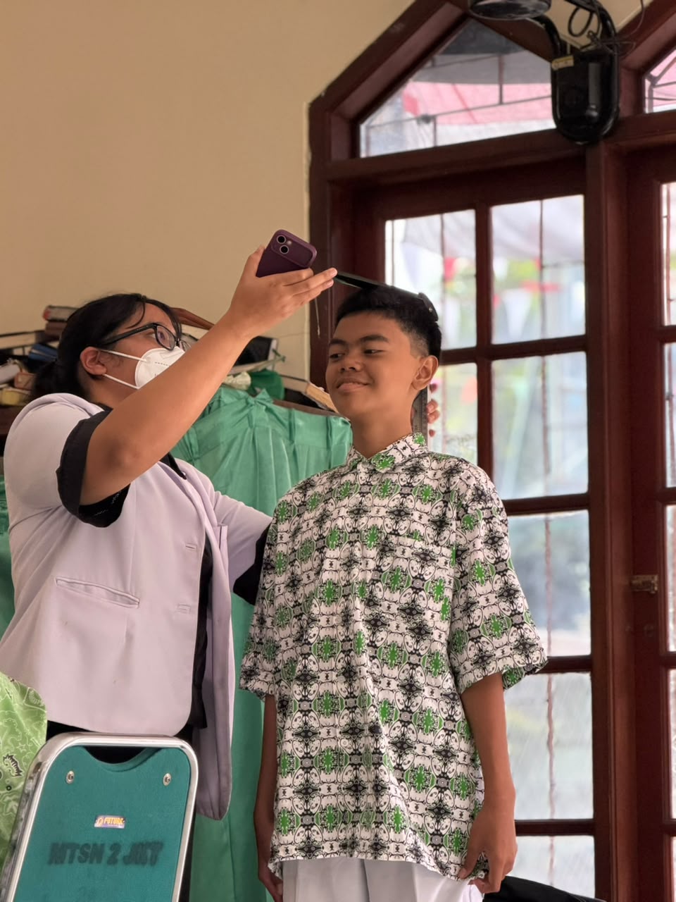 Jaga Kesehatan Siswa, Puskesmas Laksanakan Screening Pemeriksaan Kesehatan di MTs Negeri 2 Jakarta